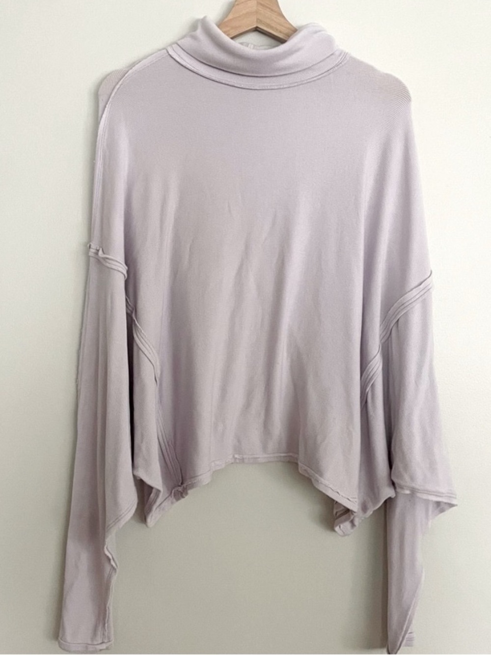 FREE PEOPLE We The Free Alameda Pullover Top Lilac MEDIUM